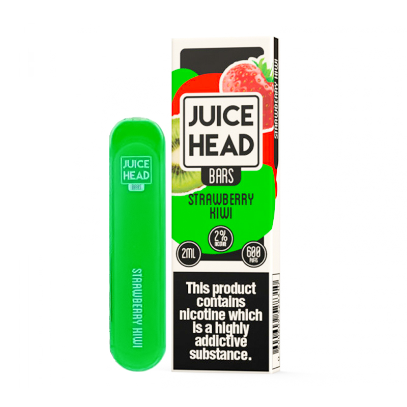 E-CIGARETTE JETABLE JUICE HEAD 600 PUFFS INTL BARS 20MG