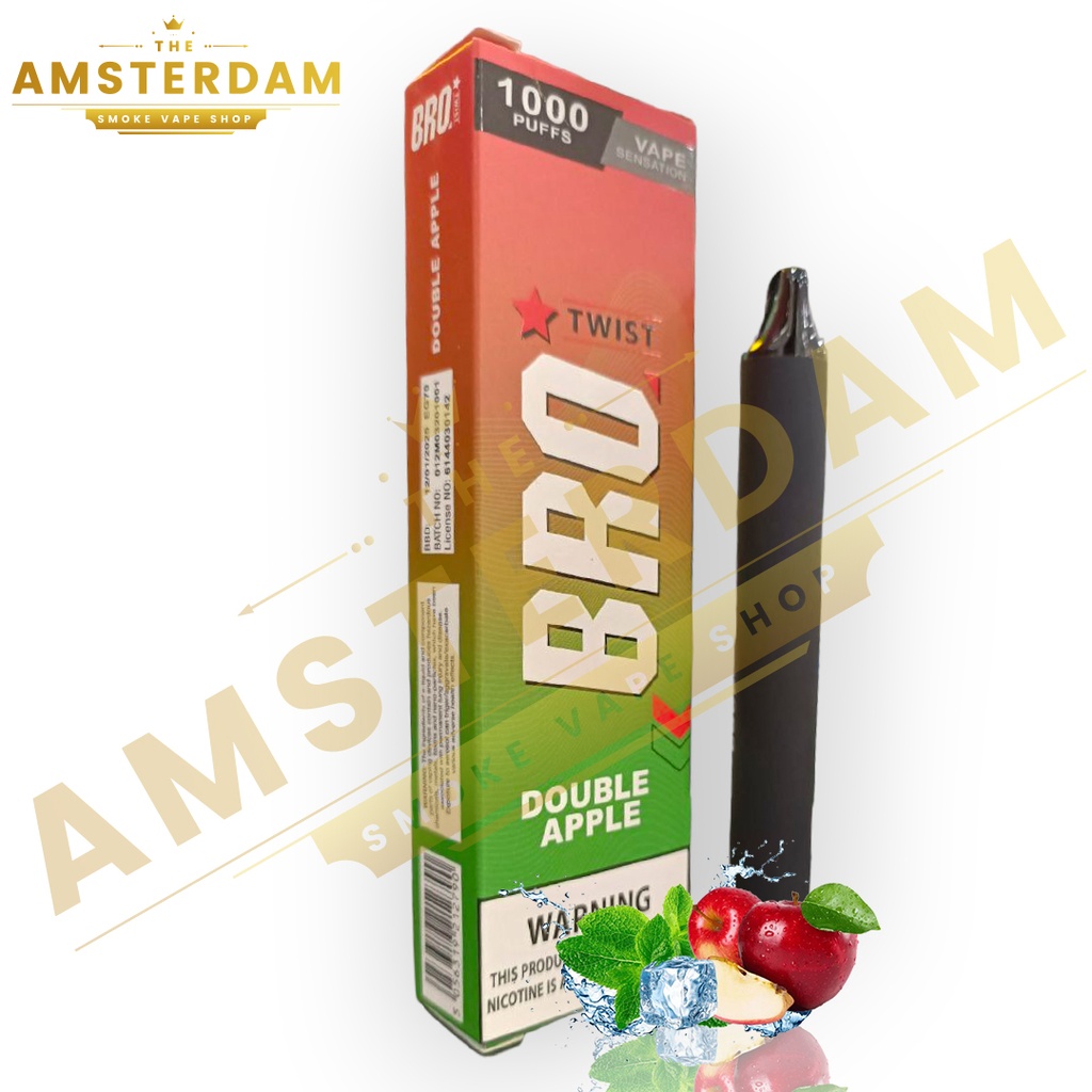 E-CIG JETABLE BRO 1000 PUFFS