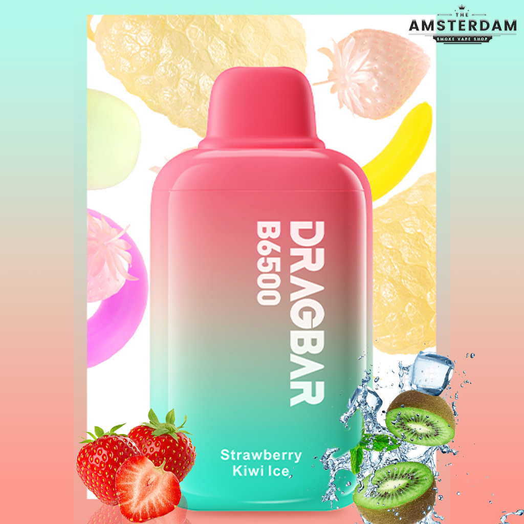 E-CIGARETTE JETABLE-DragBar B6500 PUFFS/50MG