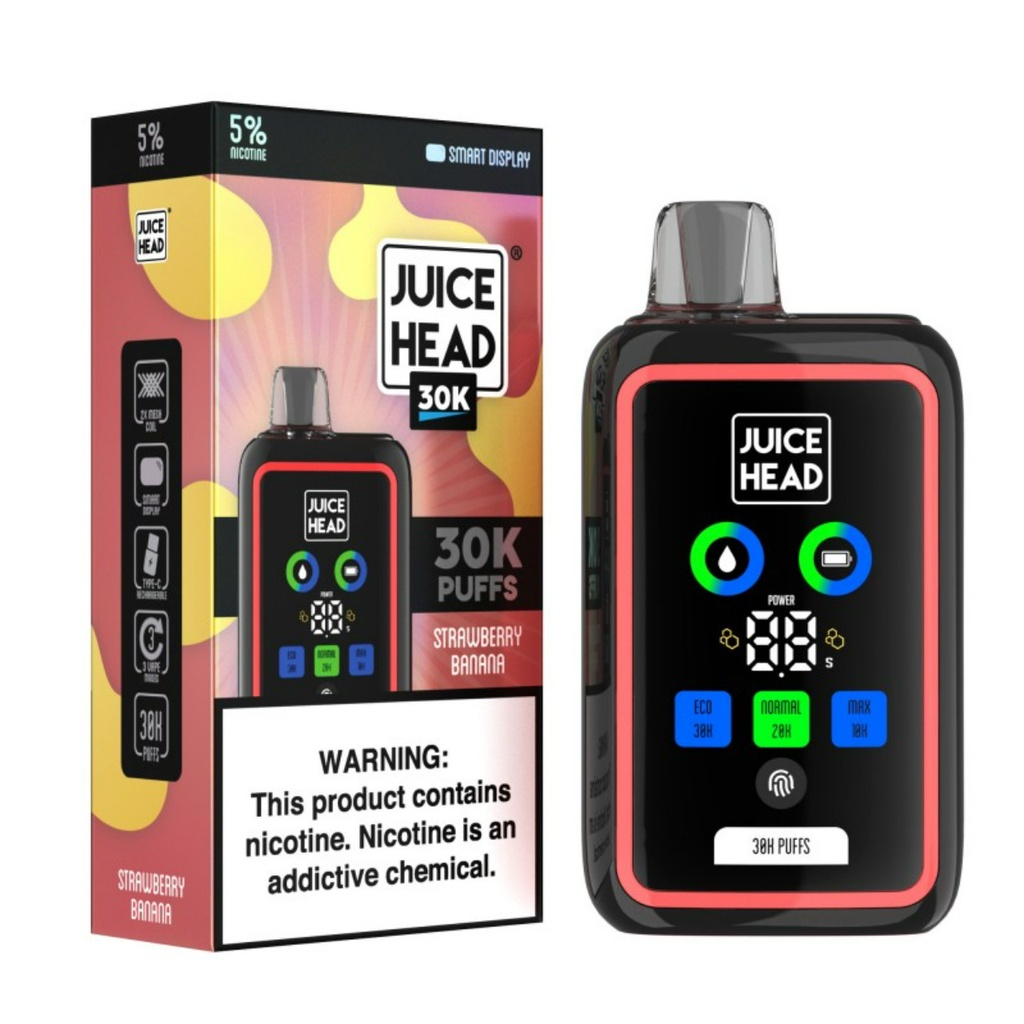 E-CIGARETTE JETABLE JUICE HEAD 30K-50 MG