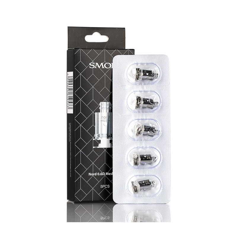 PACK DE 5 RÉSISTANCES NORD MESH SMOK