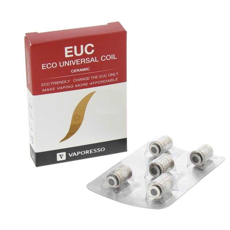 Résistances EUC Céramique Coil par 5 - Vaporesso