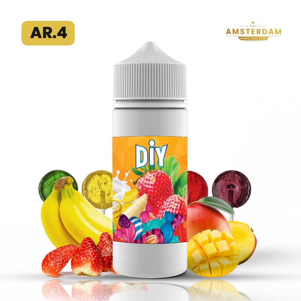 Diy 100 ml Fruite :AR.4 MANGUE,BANANE,FRAISE,BONBON