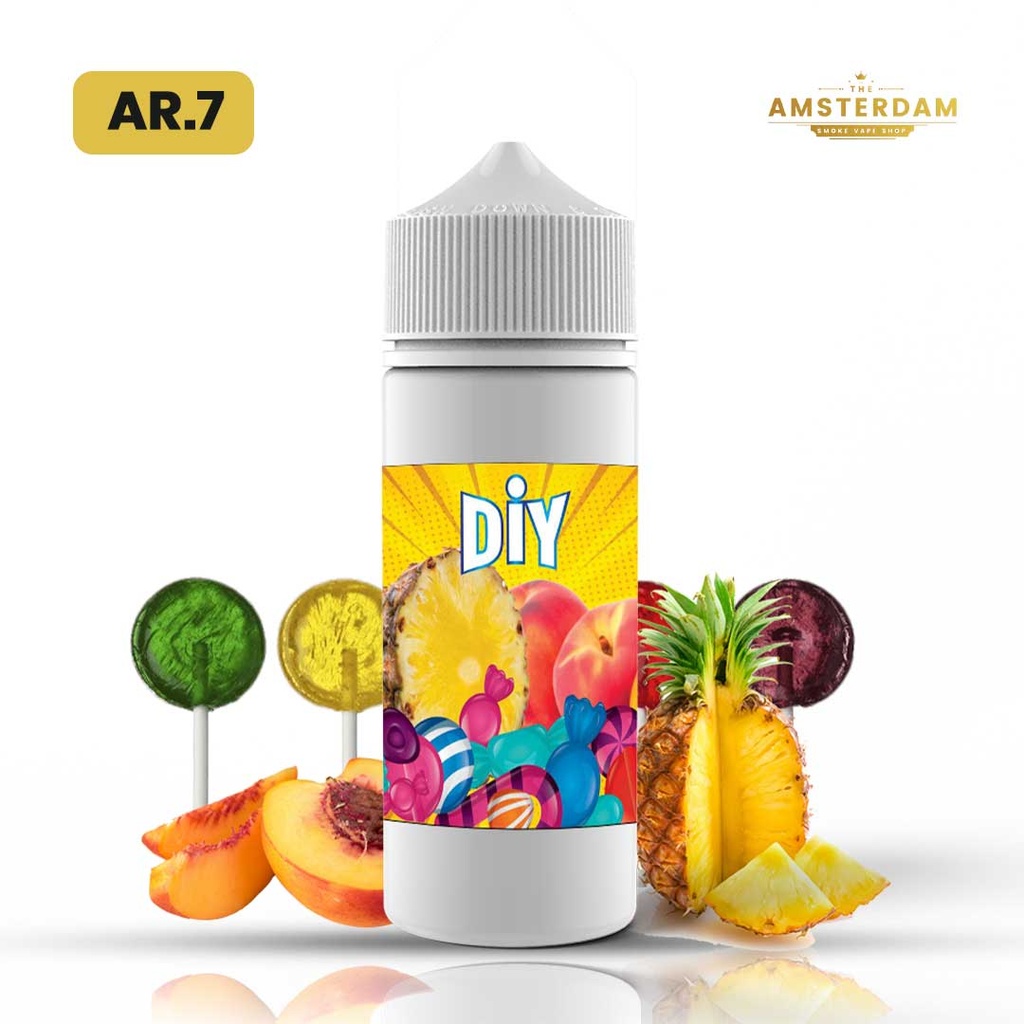 Diy 100 ml Fruite :AR.7 ANANAS,BONBON,BRUGNON