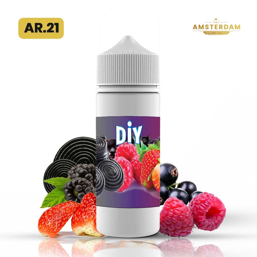 Diy 100 ml Fruite :AR.21FUITS ROUGE,REGLISE