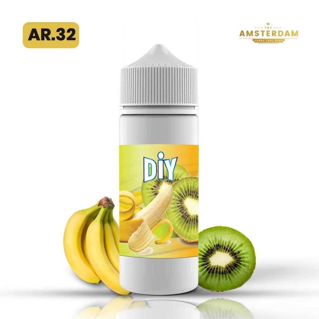 Diy 100 ml Fruite :AR.32 BANANE,KIWI