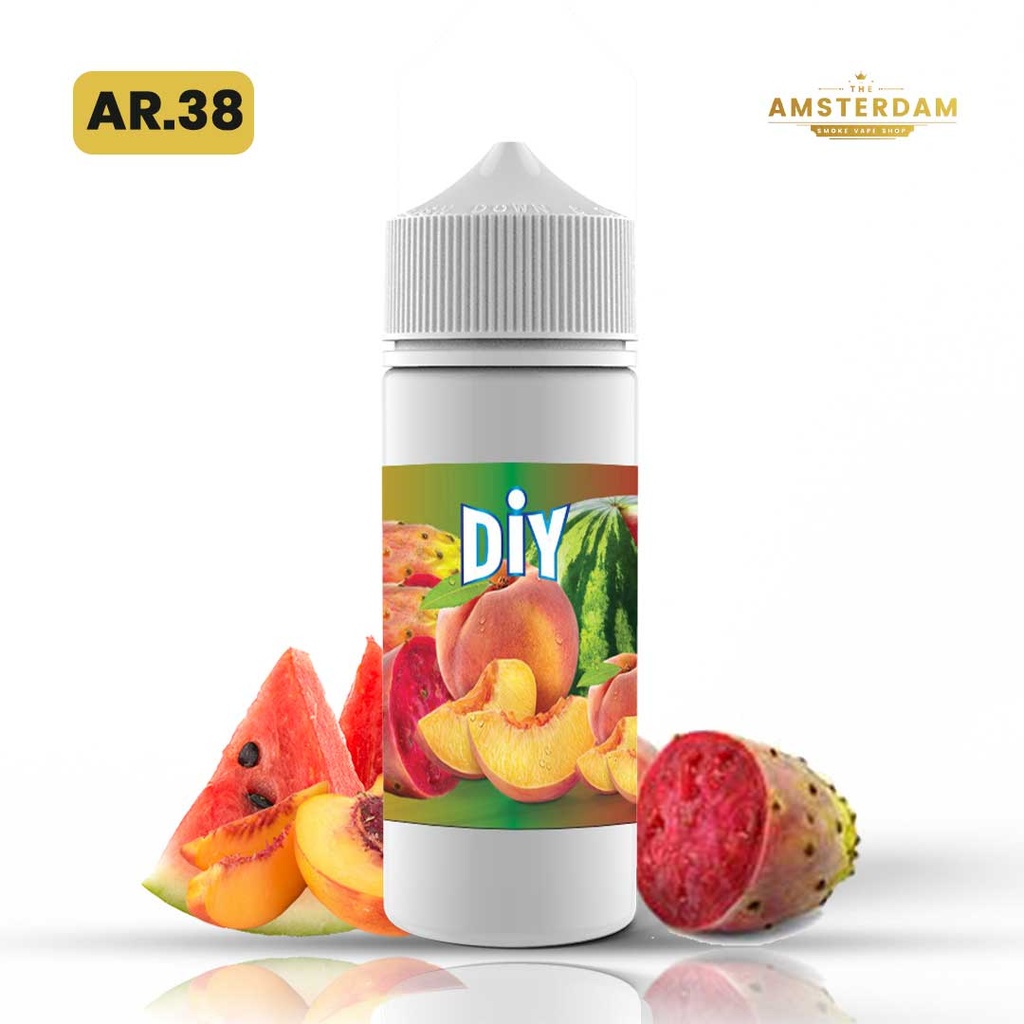 Diy 100 ml Fruite :AR.38 PASTEQUE,PECHE,FIGUE DE BARBARIE