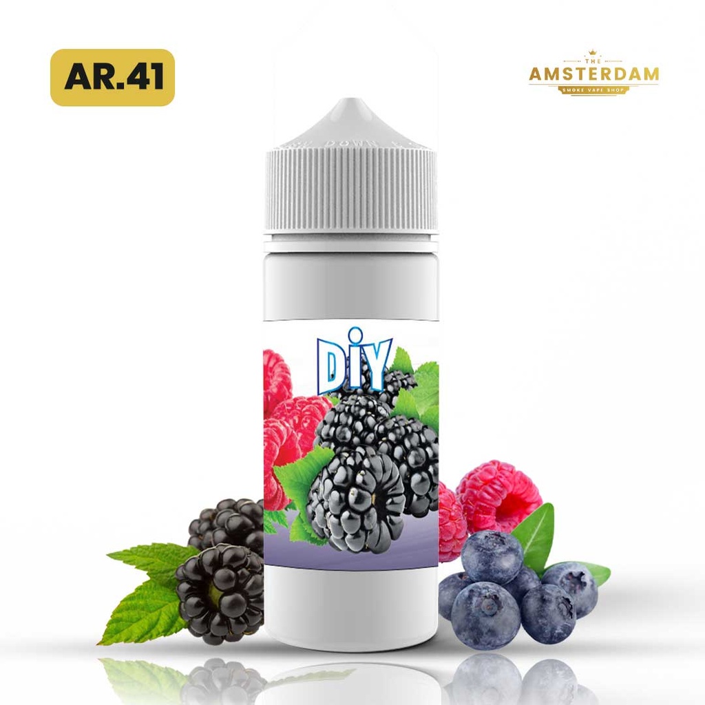Diy 100 ml Fruite :AR.41 FRAMBOISE,MYRTILLES,CITRON VERT