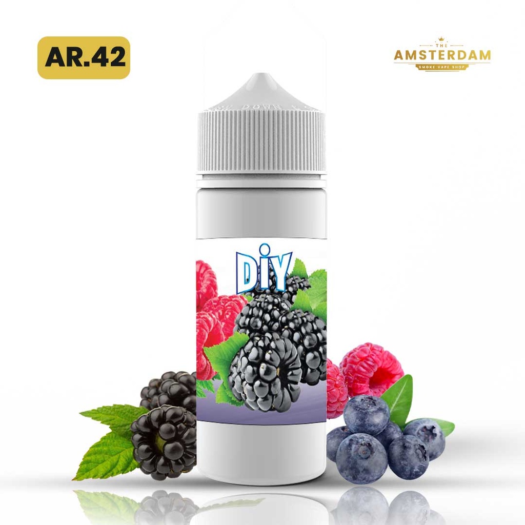 Diy 100 ml Fruite :AR.42 FRAMBOISE,CASSIS,MURE