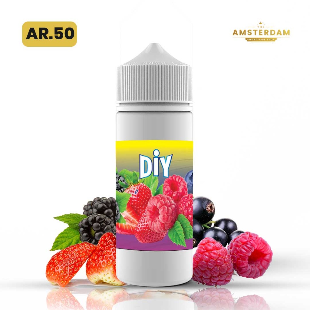 Diy 100 ml Fruite :AR.50 MURE,FRAISE,FRAMBOISE,MYRTILLE