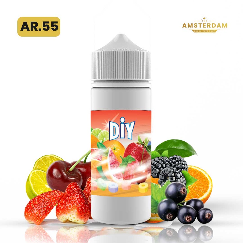 Diy 100 ml Fruite :AR.55 AGRUMES,FRUITS ROUGE,HALLS