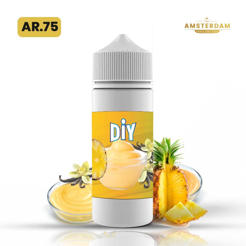 Diy 100 ml Fruite :AR.75 CUSTARD,ANANAS,CREME PATISSIERE,VANILLE