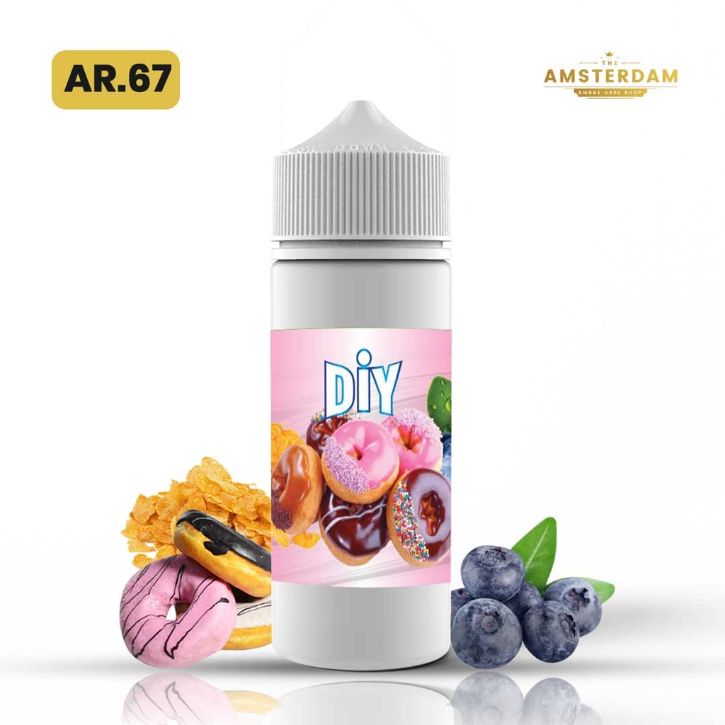 Diy 100 ml Fruite :AR.67 DONUT, CEREAL, MYRTILLE