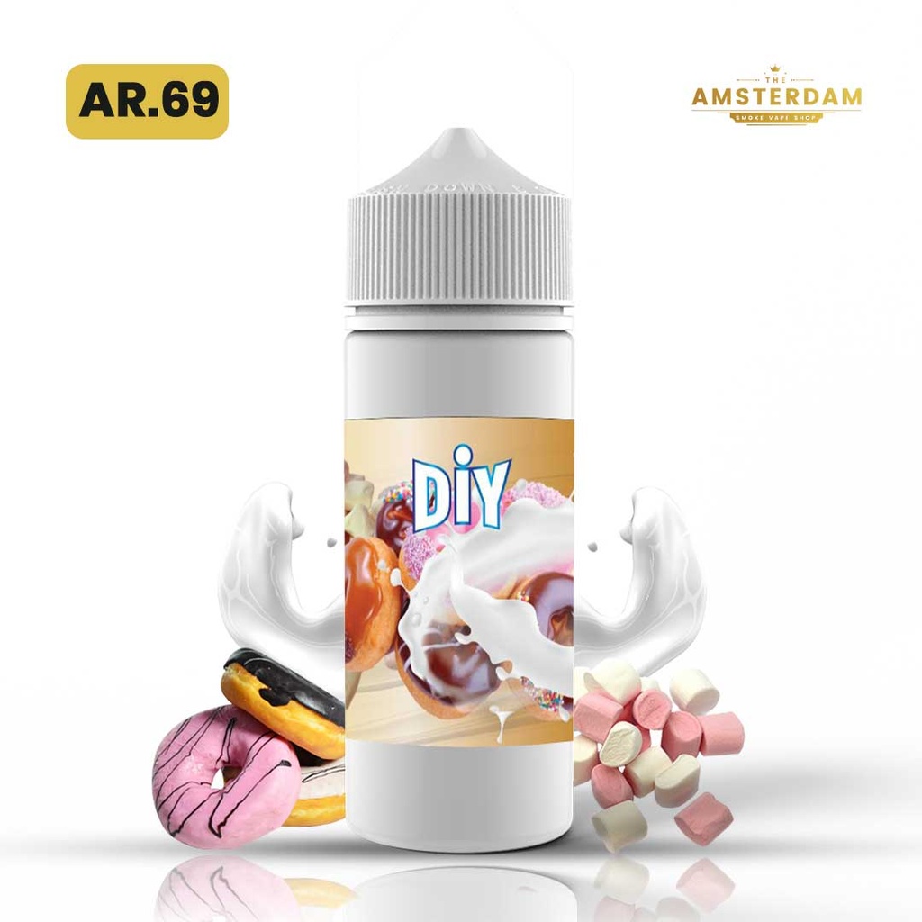 Diy 100 ml Fruite :AR.69 DONUT, MARSHMALLOW, MILK