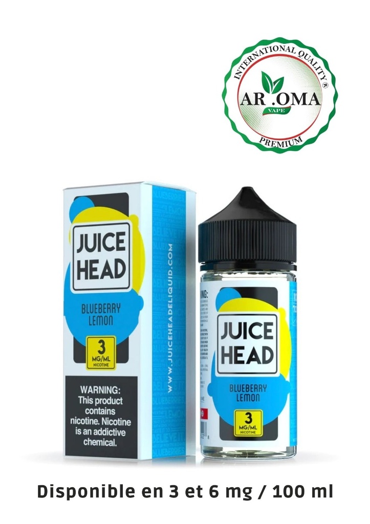 JUICE HEAD 100 ML-BLUEBERRY LEMON 