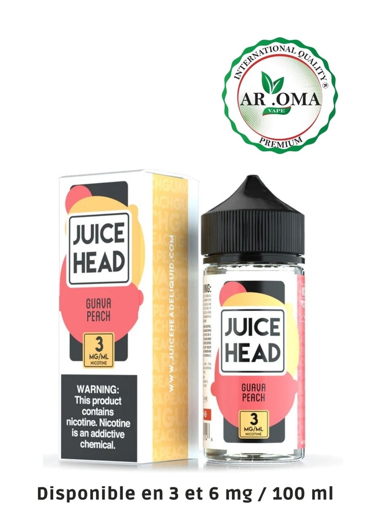 JUICE HEAD 100 ML-GUAVA PEACH 