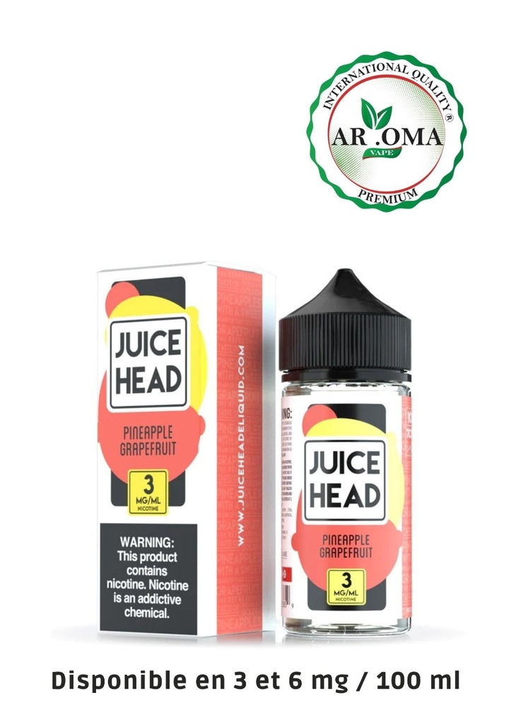 JUICE HEAD 100 ML-PINEAPPLE GRAPE FRUIT 