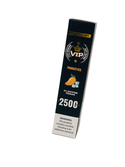 E-CIGARETTE JETABLE-VIP 2500 PUFFS 5%